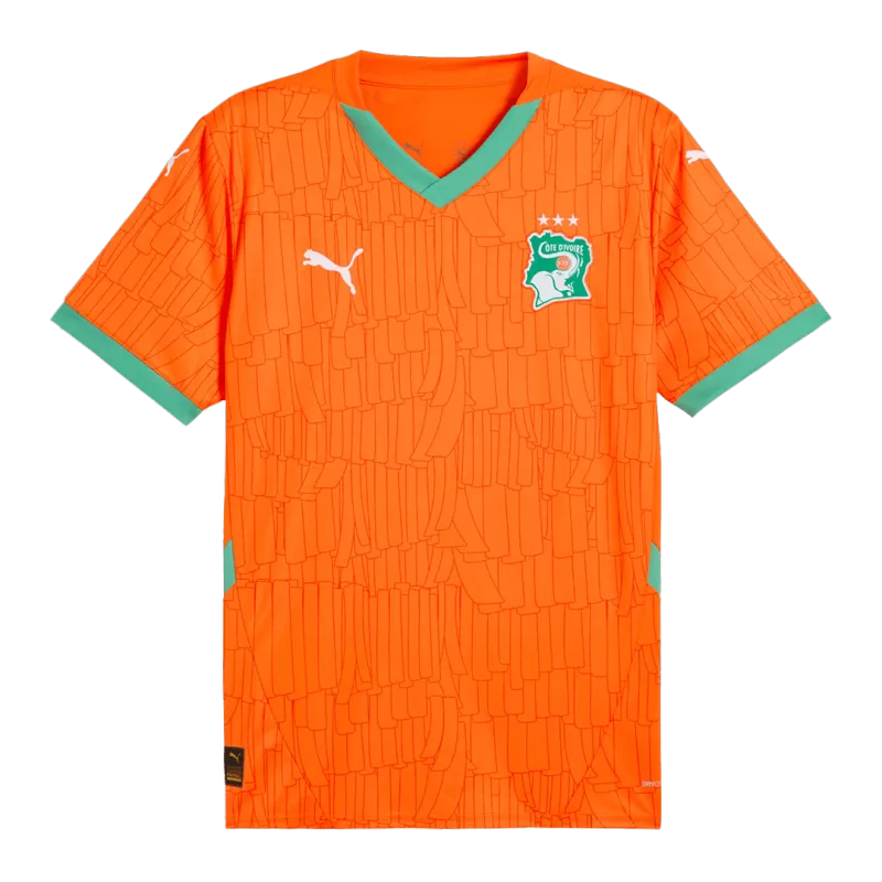 Maglia Casa Costa d’Avorio 2024/25 – Arancione